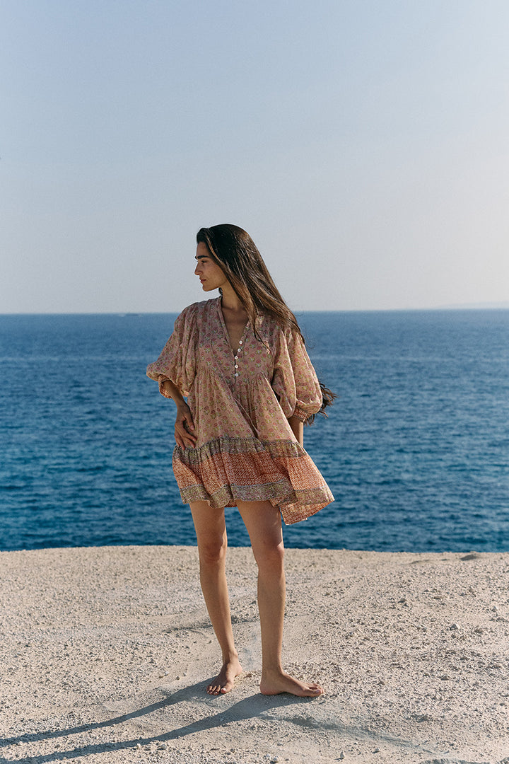 Bhoomi Mini Dress ~ Sunset