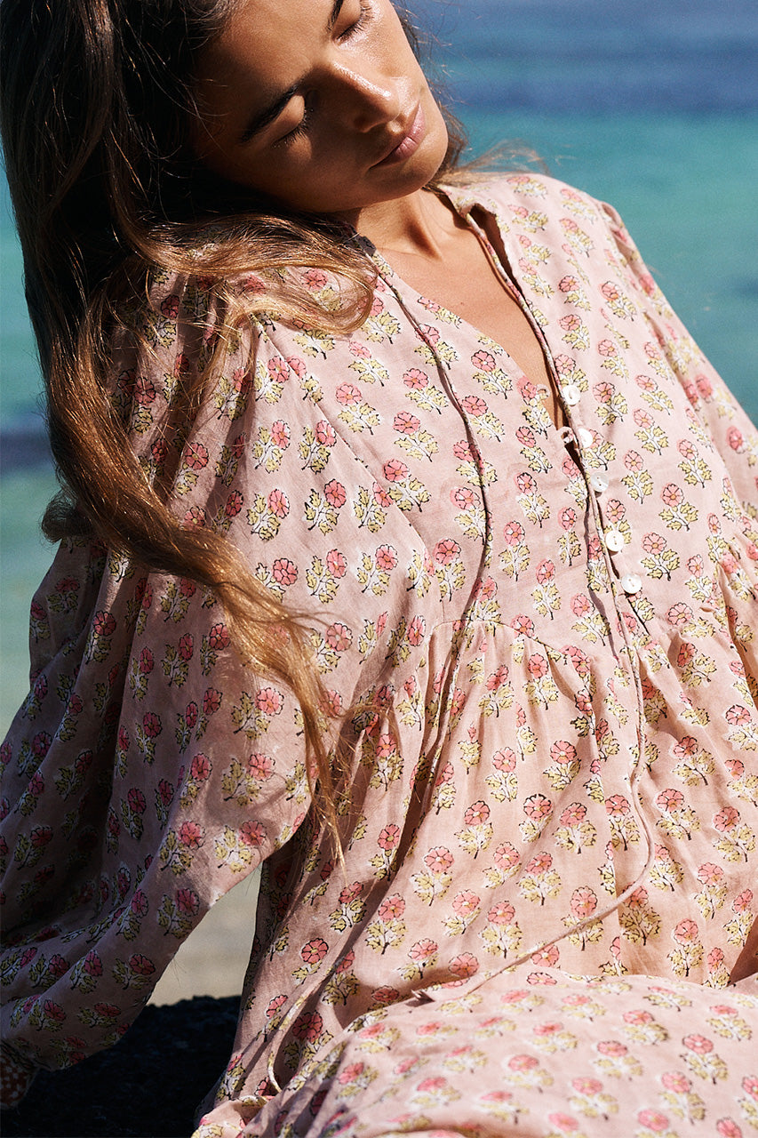Bhoomi Maxi Dress ~ Sunset