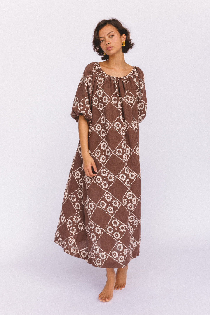 Dahlia Maxi Dress ~ Maple