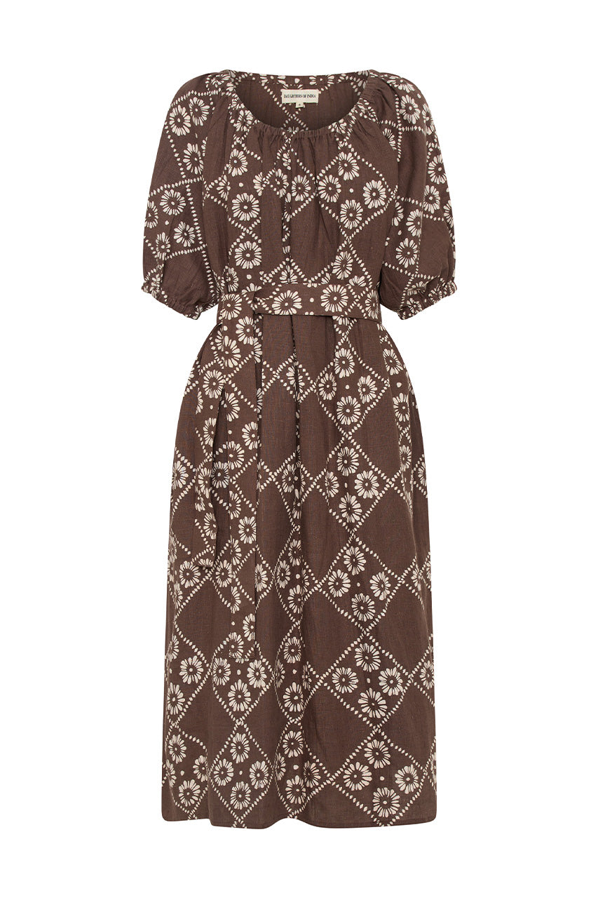 Dahlia Maxi Dress ~ Maple