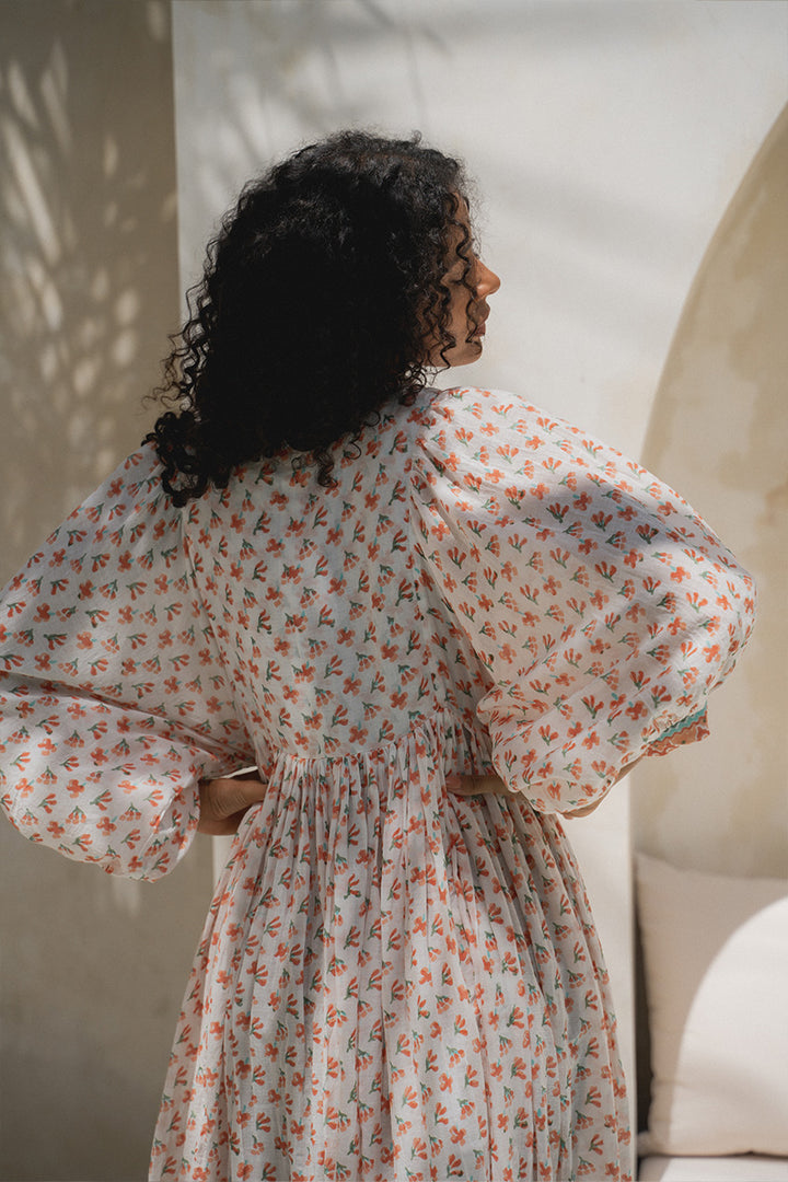 Kyra Maxi Dress ~ Coral