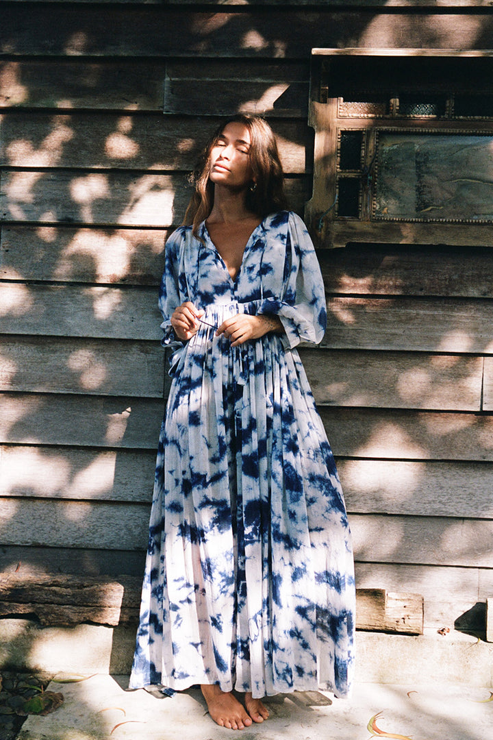 Kyra Maxi Dress ~ Deep Sea