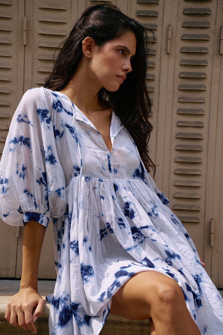 Kyra Mini Dress ~ Deep Sea