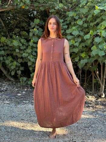 Nadi Dress ~ Chocolate
