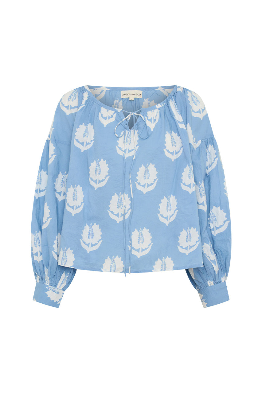 Ria Blouse ~ Sky