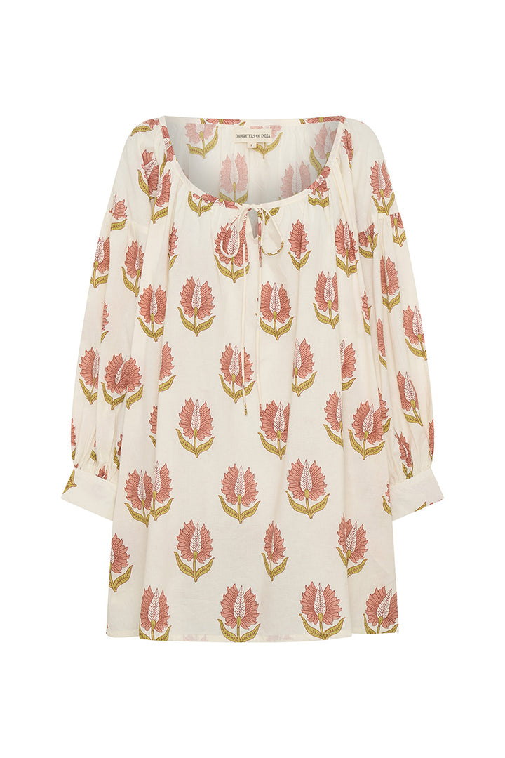 Ria Mini Dress ~ Strawberry Cream