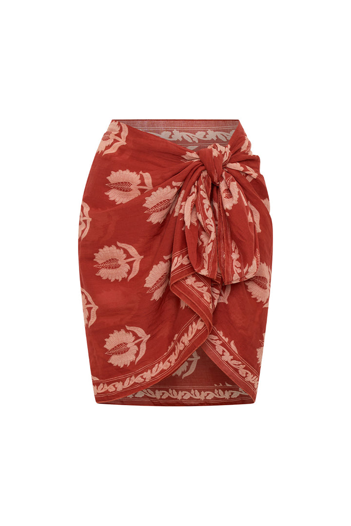 Ria Sarong ~ Ruby Red