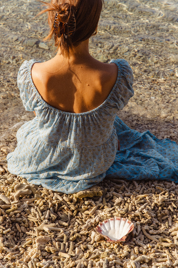 Sita Maxi Dress ~ Bluebell