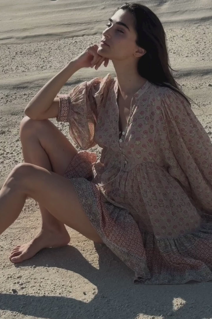 Bhoomi Mini Dress ~ Sunset
