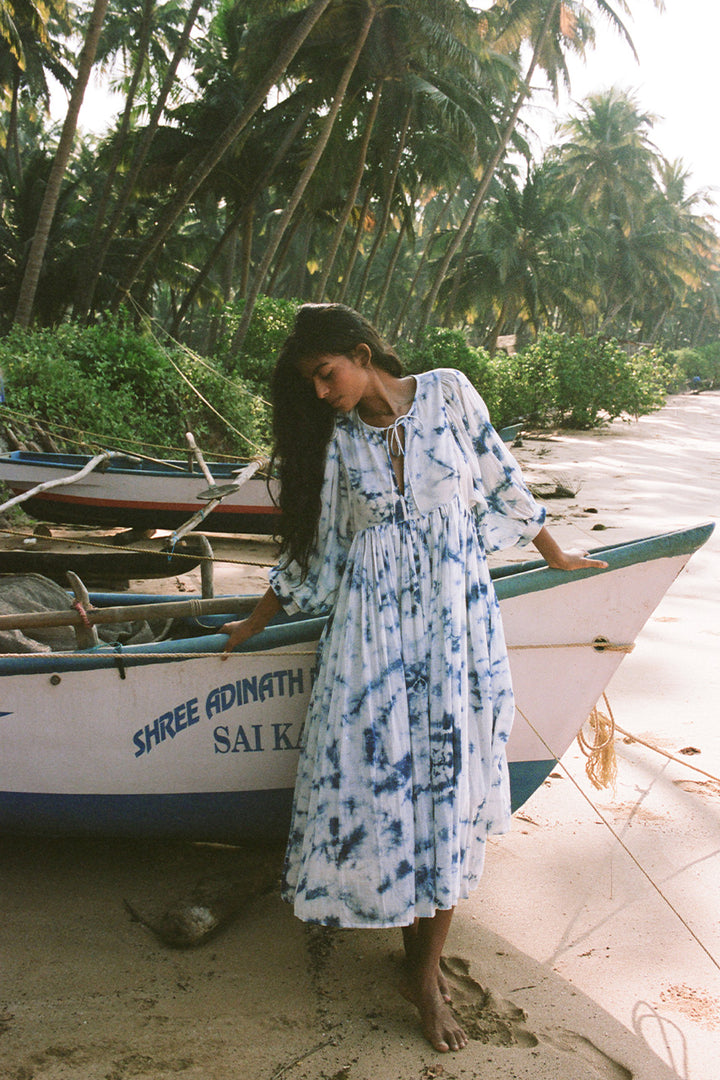 Kyra Midi Dress ~ Deep Sea