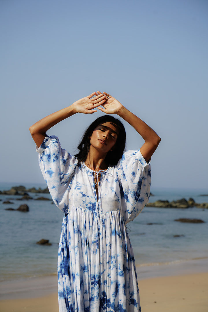 Kyra Midi Dress ~ Deep Sea